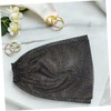 FOMIYES Rhinestone Mesh Head Scarf Elastic Fishnet Headwrap with Sparkling