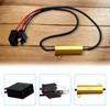 2 Stück LED Scheinwerfer Decoder, Auto Lastwiderstand Widerstands Kit Anti
