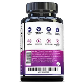 Hydrolyzed Collagen Capsules High Strength for Women Blend - Bovine and Marine Collagen Supplement for Women with Types I II III V and X - High Strength Collagen Peptides Capsules with Vitamin C