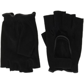 Lezax JOYFIT Sheep suede glove half finger sheep leather black PS-1