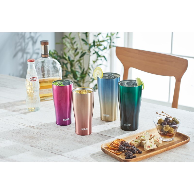 Thermos JDE-602LTD GR-G Vacuum Insulated Tumbler, 20.3 fl oz (600