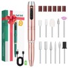 Cordless Nail Drill, Portable Electric Nail File with 11 in