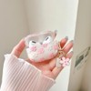 MINSCOSE Compatible with AirPods Pro Clear Case,Cute Cartoon Flower Pattern