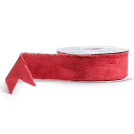 RAZ Imports Ribbon 2024 1.5" X 10 Yards Red Velvet Ribbon