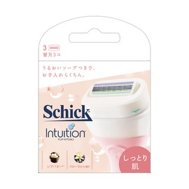 Schick Intuition Moisturizing Skin Replacement Blades (3 Pieces) Razor for Women