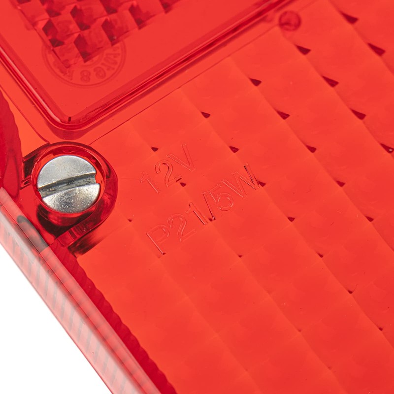 MZA Rear Light Cap for BSL + BSKL, Red, Includes