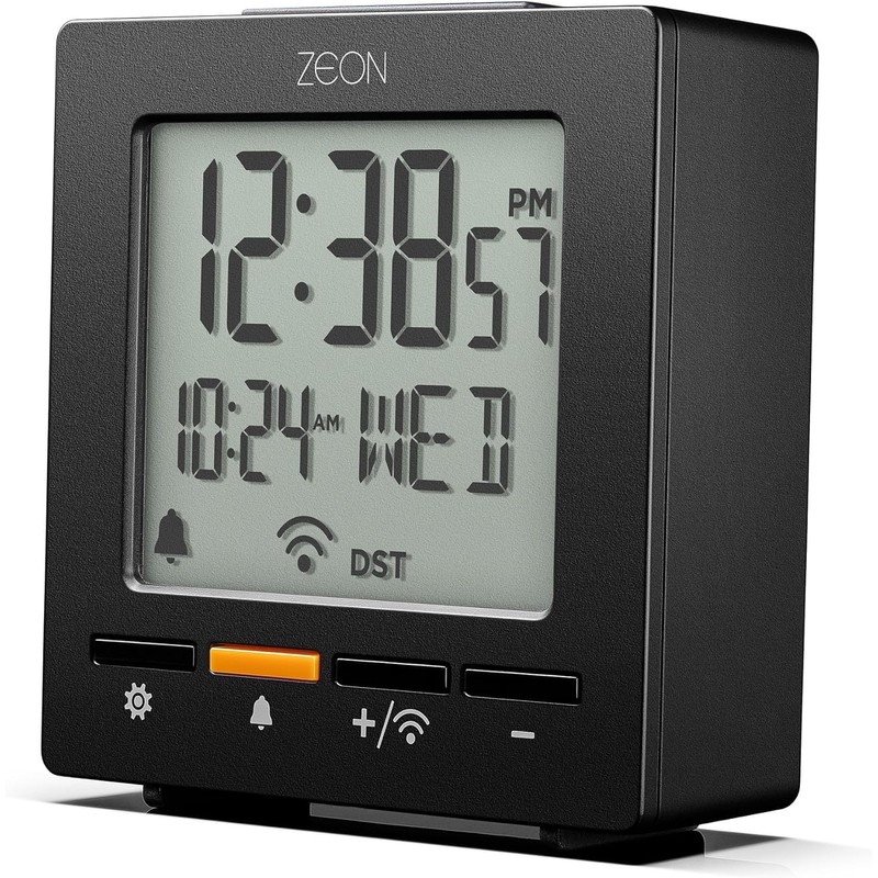 ZEON CE4555-DCF Digital Radio Alarm Clock for Central European Time