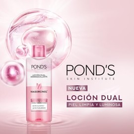 POND'S Loción Dual Desmaquillante con Niasorcinol para todo tipo de piel, 200 ml
