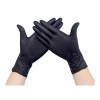 UniSeal Guantes Nitrilo Negros Uniseal 100 Pzas Talla Grande