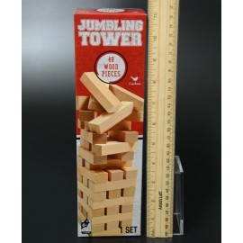 Cardinal JUMBLING WOOD TOWER CLASSIC PARTY FAMILY FUN GAME 48 WOOD BLOCK PIECES CARDINAL