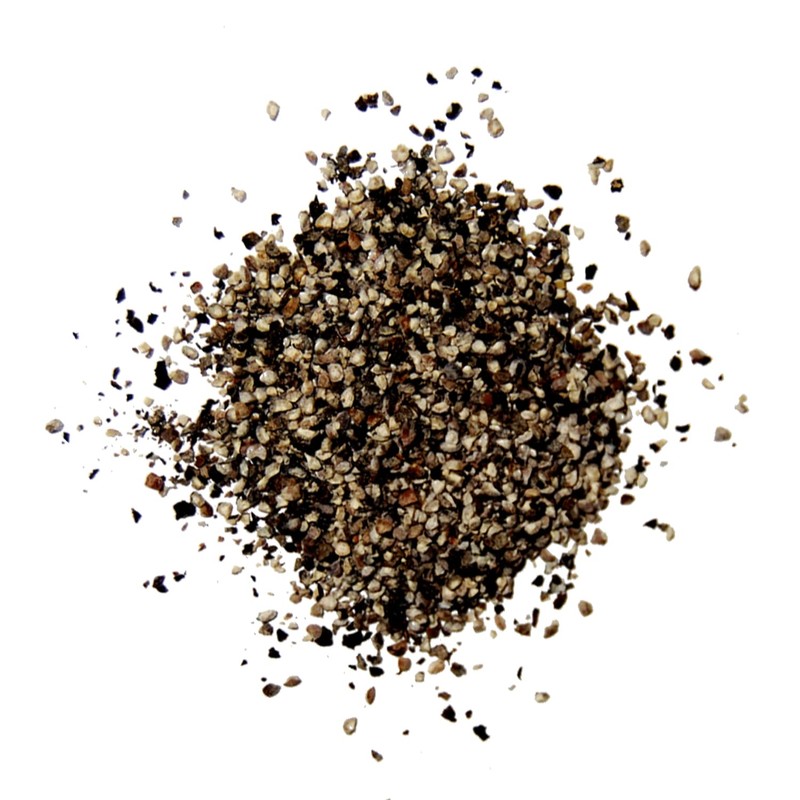 Organic Cracked Black Pepper (Coarse Ground) 250g by Manor Springs