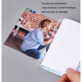 Clear Contact Paper Roll 17.7'' x 236'' Clear Glossy Self-Adhesive Film Cover Removable Protective Film Transparent Liners Drawers Shelves Kitchen Cabinets Desks Fridge Roll