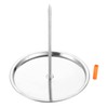 DRELD Vertical Kebab Skewer, BBQ Detachable Spike Meat Spit Stainless