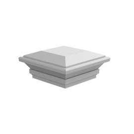 Barrette Outdoor Living 4"x4" Contemporary Post Top, White