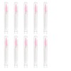 10PCS Sparkling Handle Eyelash Brush in Test Tube Packaging, Lash