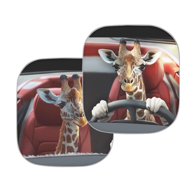 Renewold 2pcs Sunshade for Car Windshield Reflective Blocks Heat Sunlight