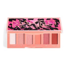 Urban Decay Naked Mini Sin – Paleta de Sombras de Ojos, 6 Tonos Rosados con Acabado Mate, Satinado y Metálico, Alta Pigmentación y Larga Duración, Vegana, Formato Mini