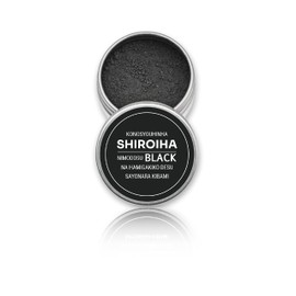 Whitening Bad Breath Toothpaste, Bamboo Charcoal, Strong, Natural Apatite, Polyphosphate, Powder, Toothpaste, Tartar, Check-up, SHIROIHA Black, Contents: 0.6 oz (18 g), Approx. 1 Month Supply, Black