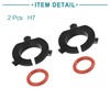 ACROPIX H7 LED Headlight Adapter Front Bulb Retainer Holder Fit