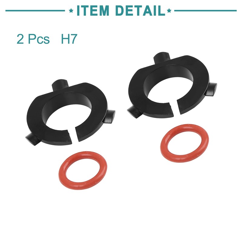 ACROPIX H7 LED Headlight Adapter Front Bulb Retainer Holder Fit