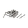 sourcingmap M3 x 25mm 0.5mm Pitch 304 Stainless Steel Fully
