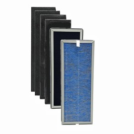 CAN-MEAGEREN MS18 Replacement H13 Filte Compatible with Membrane Solutions MS18 Air Purifier 2 Filter + 4 Pre-Filter