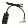 HT Right Angle 2 Pin D-Tap 4 Port Socket Splitter