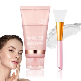 Collagen Night Wrapping Mask, Collagen Overnight Wrapping Peel Off Facial Mask, Biodance Collagen Mask Overnight, Organic Collagen Face Mask Overnight, Collagen Peel Off Mask Korean (75G)