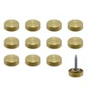 Rannb Decorative Mirror Screws Gold Cap Cover Nails 0.65"/16mm Cap