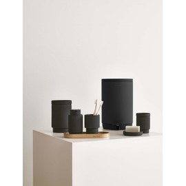 Marc O'Polo Soap Dispenser The Wave Anthracite 7.5 x 7.5 x 13.8 cm