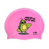 escualo Gorra para Natacion Mujer Adulto Modelo Avocado Rosa (Silicon)