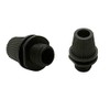 10 Pack | Black Straight Flex Cord Grip with 10mm