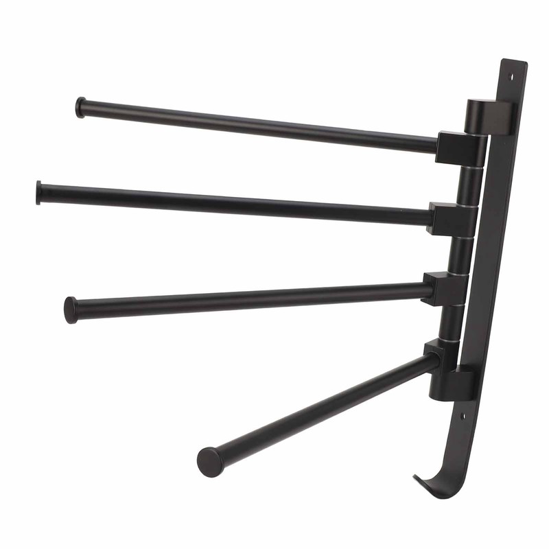 RV Clothes Drying Rack Aluminum Multifunctional Drilling Free Wind Proof