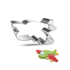 WJSYSHOP Airplane Aircraft Shape Cookie Cutter - C