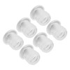 30pcs Earmold Locks Small Plastic Soft Transparent Earmold Tubing Locks