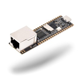 LUCKFOX -Pico-Plus with Ethernet Port -RV1103 Linux Micro Development Board, with ARM Cortex-A7/RISC-V MCU/NPU/ISP, 16Bit DRAM DDR2, Support GPIO, UART, SPI, I2C, USB, with Camera Interface and Micro