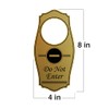 Signs ByLITA Do Not Enter Door Hanger - Black, 4"