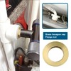 eMagTech 4PCS 1/2 Inch BSP Flanged Back Nut Brass Tap
