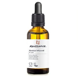 Naissance Arnica Infused Oil (Arnica Montana) 50ml - 100% Natural, Comforting and Soothing Infusion of Arnica Extract in Sunflower Oil