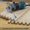 sourcing map 2pcs Dovetail Router Bit 3/4" Diameter 1/4" Shank