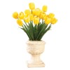 Collections Etc Springtime Tulip Bushel Artificial Maintenance-Free Bouquet Bush -