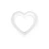 Operitacx Craft Foam Wedding Frame 2pcs Foam Wreath Forms Heart