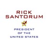 CafePress Rick Santorum for President U Oval Car Bumper Sticker(10-Pack)