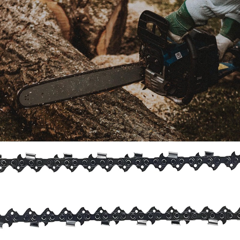 Opuladuo 2PC 16" Chainsaw Chain for BAUER 20112E-B, 16 Inch