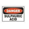 Generic Danger Sulphuric Acid Sticker Safety Decal D870
