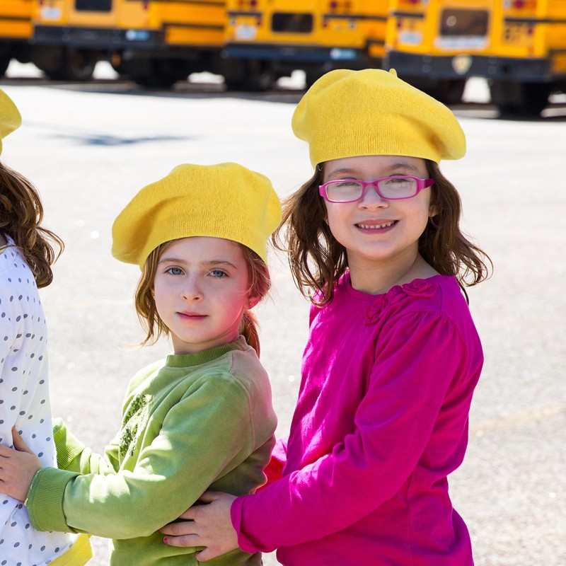 SATINIOR Beret Hat Kids Beret French Beanie Cap Artist Wool