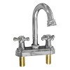 Mezcladora Para Lavabo Cromado 1/4 De Vuelta Meer Plateado Cromado