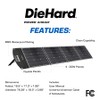 DieHard Solar Panel, 120-Watt, Foldable, Flexible, Lightweight, Portable - Designed