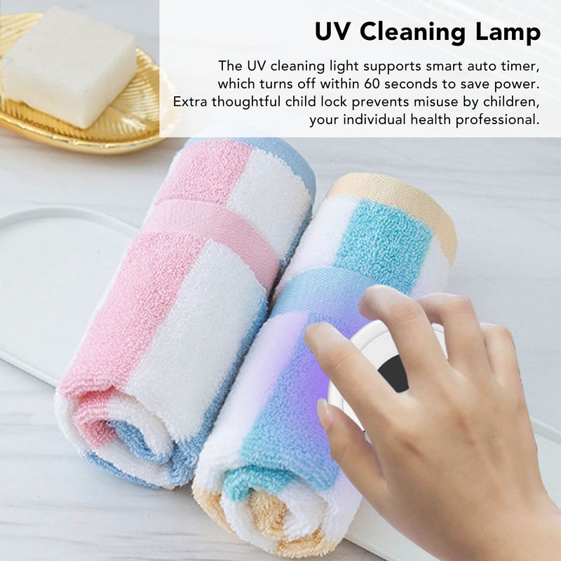 UV Cleaning Lamp USB Charging Safe Portable UVC Light Cleaner
