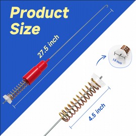 WH03X35581 4Pcs Washer Suspension Rod Spring Set Compatible with GE GTW840CPN0DG GTW840CPN1DG GTW840CSN0WS GTW840CSN1WS, Replace WH03X29077 WH03X31498 WH03X29071 EAP16874120 PD00084045